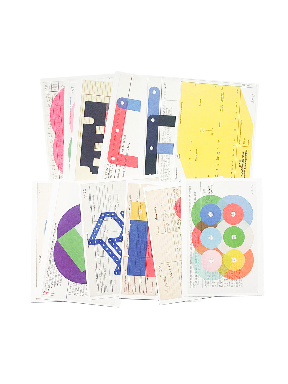 Karel Martens 12 Postcards Set