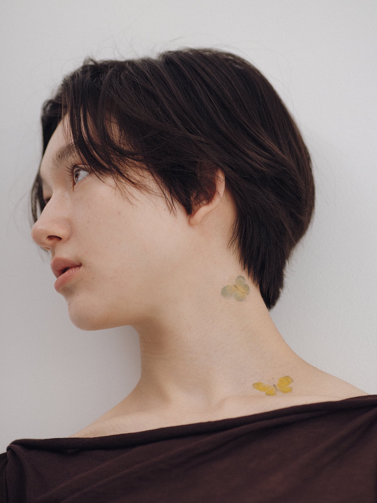 Tattoo Sticker: Fluttering Heart (Key)