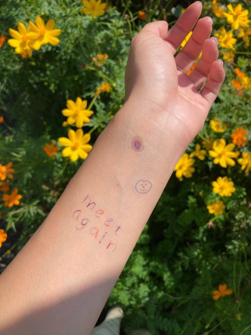 Tattoo Sticker: MEET AGAIN