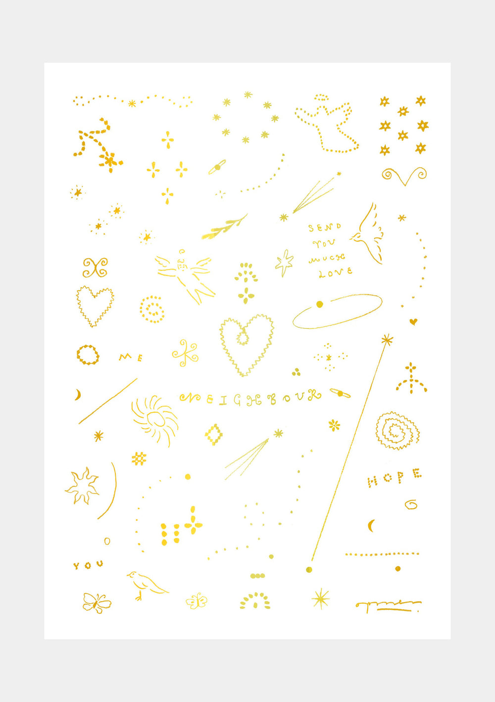 Tattoo Sticker: NEIGHBOUR