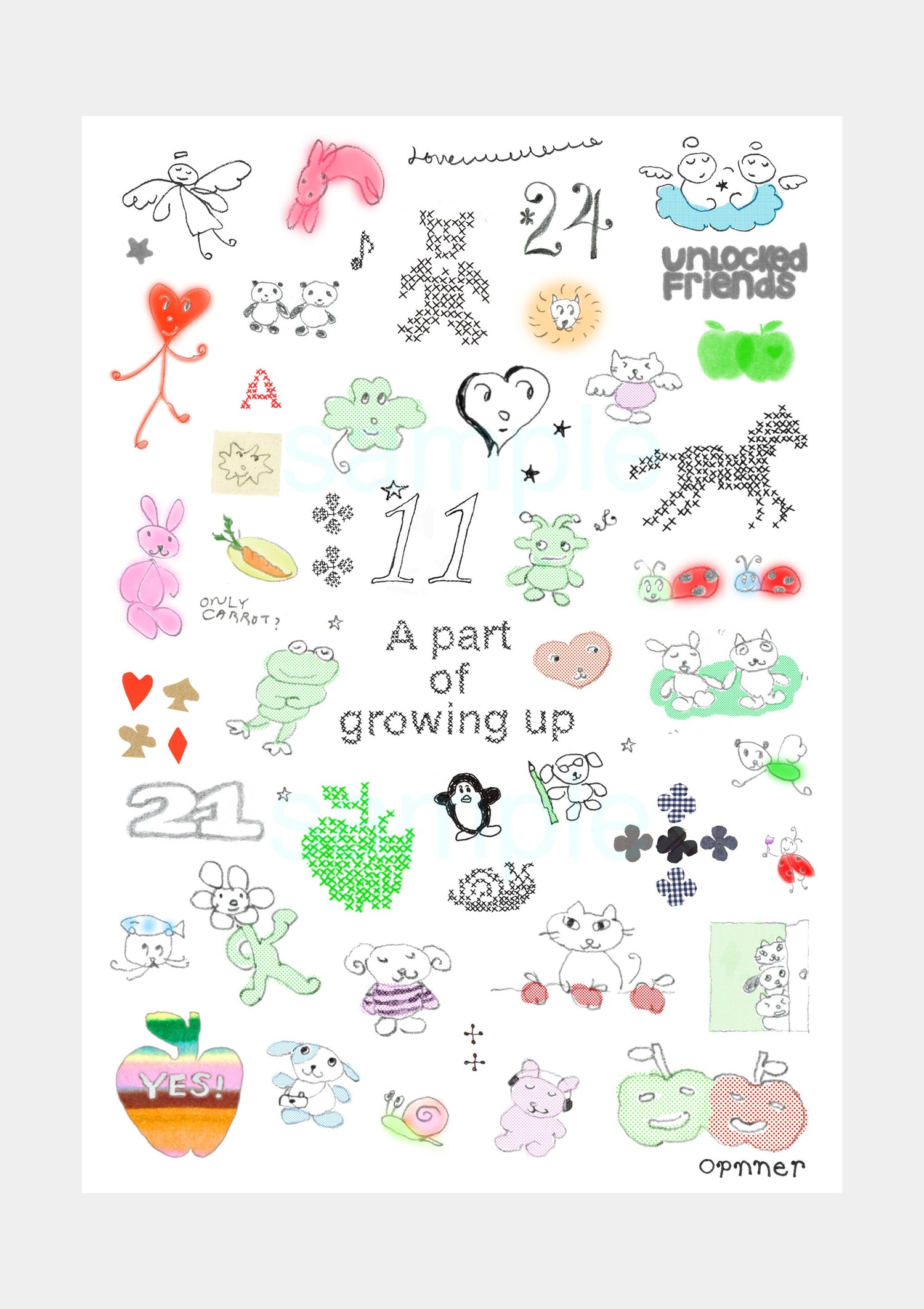 Tattoo Sticker: Unlocked friends