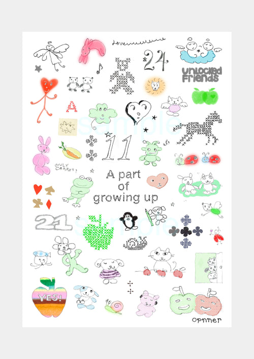 Tattoo Sticker: Unlocked friends