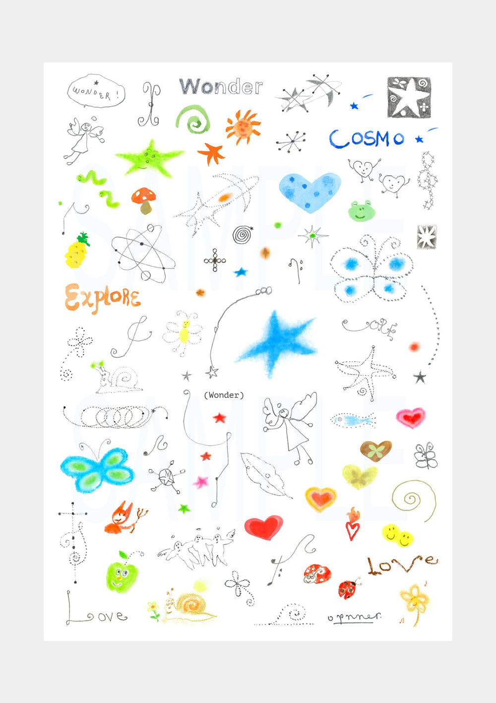 Tattoo Sticker: Wonder