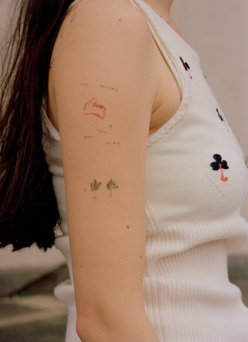 Tattoo Sticker: windmill