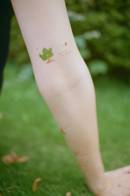 Tattoo Sticker: Dancing Clover