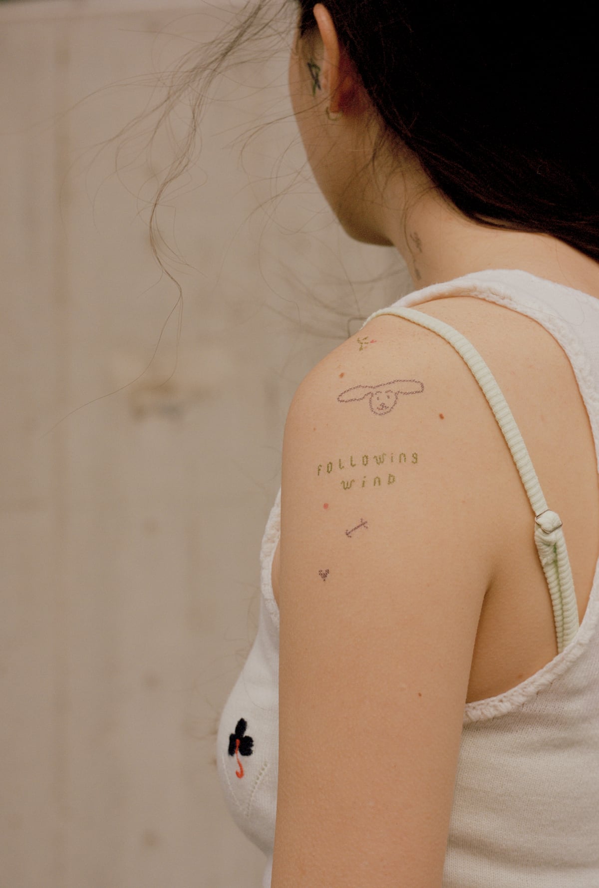 Tattoo Sticker: windmill