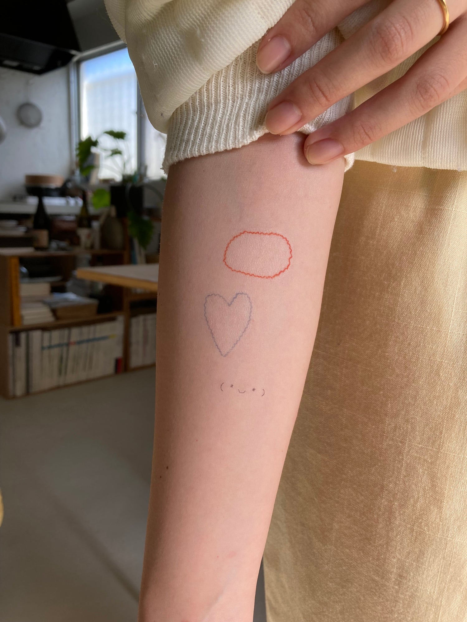 Tattoo Sticker: tiny luck