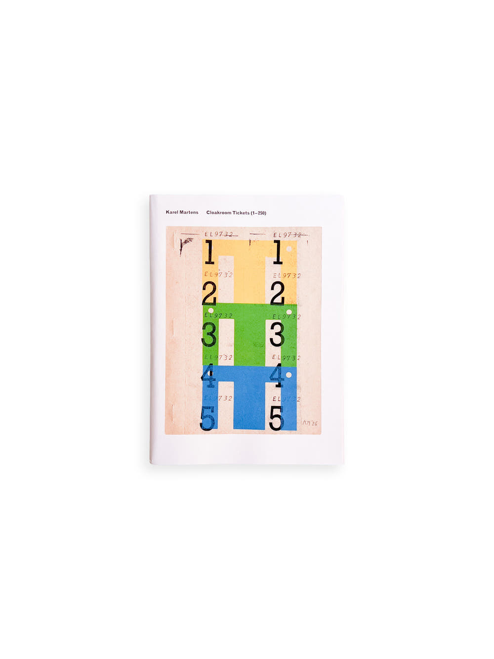 Cloakroom Tickets (1-250) / Karel Martens