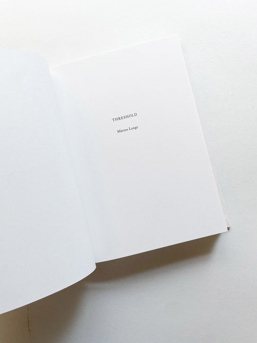 THRESHOLD by Mårten Lange [SIGNED]