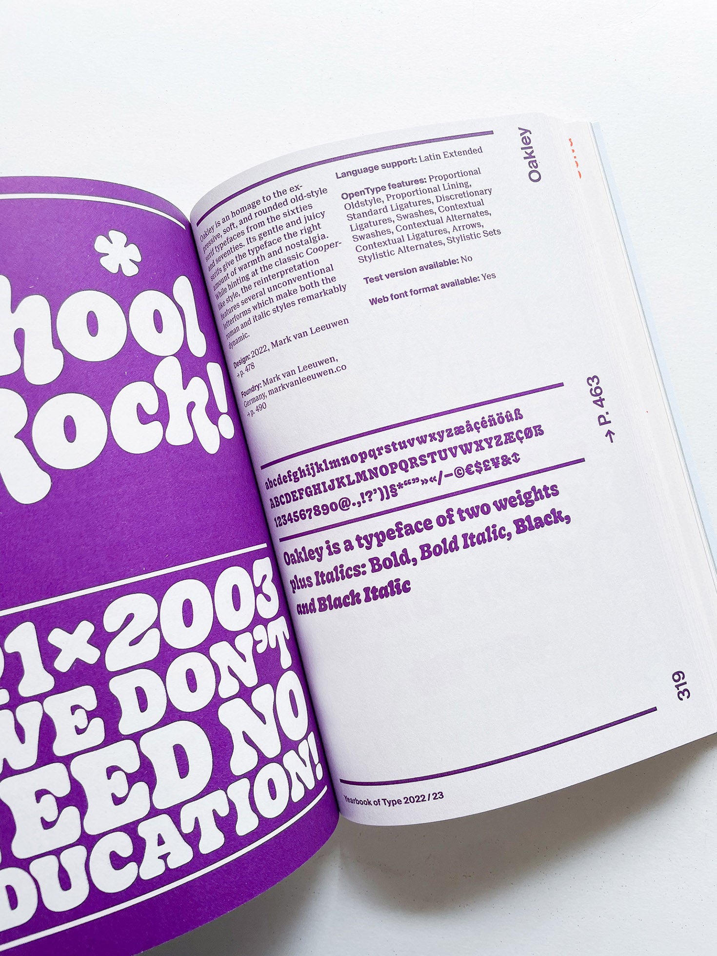 Yearbook of Type #6 2022/23 – Movie Edition