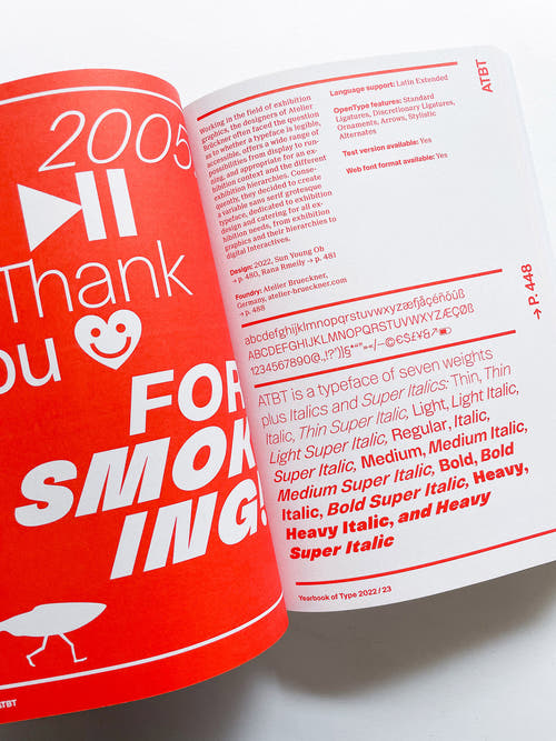 Yearbook of Type #6 2022/23 – Movie Edition