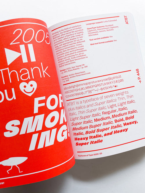 Yearbook of Type #6 2022/23 – Movie Edition