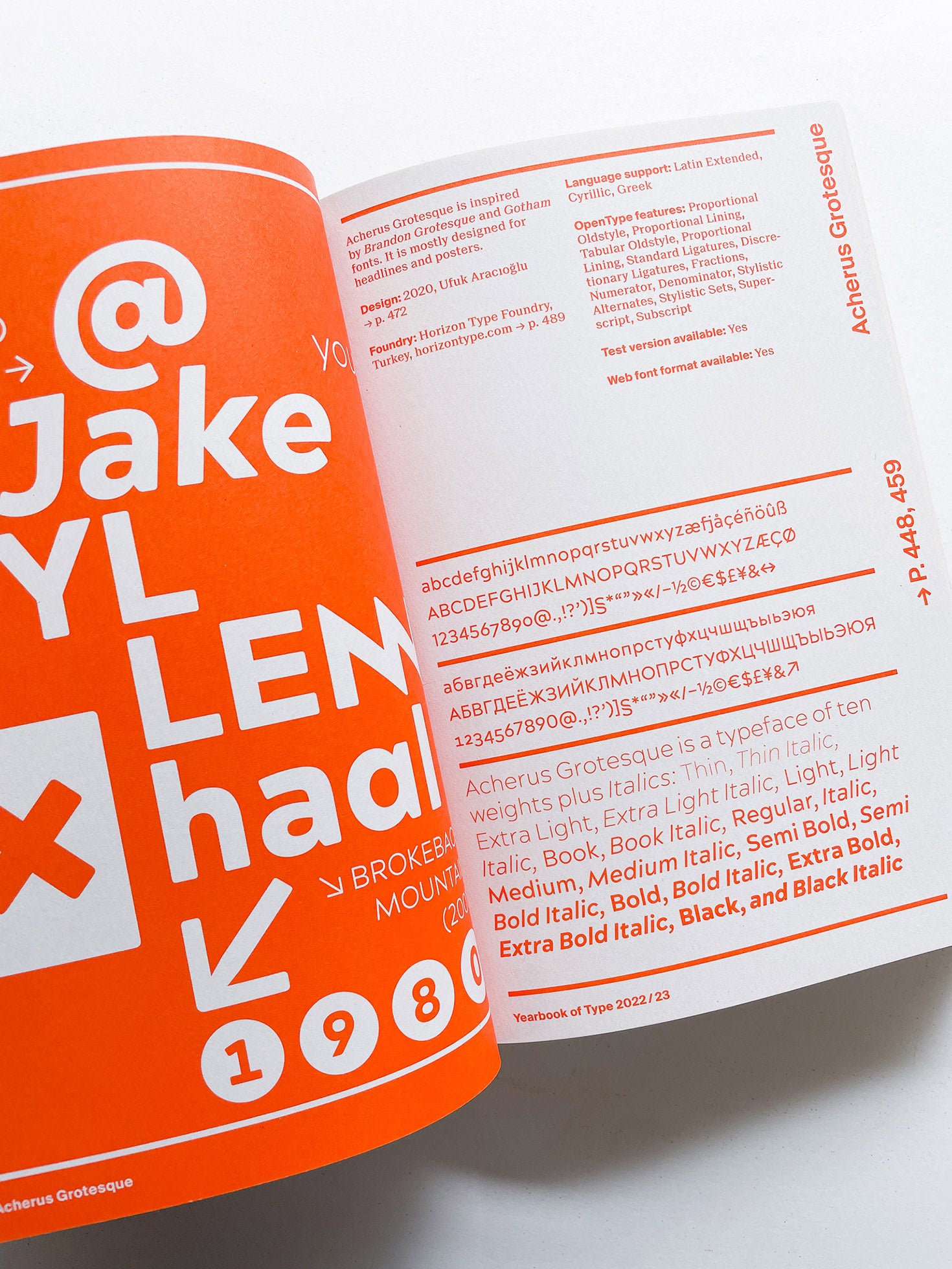 Yearbook of Type #6 2022/23 – Movie Edition