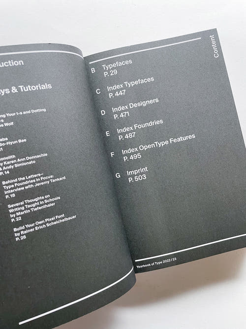 Yearbook of Type #6 2022/23 – Movie Edition