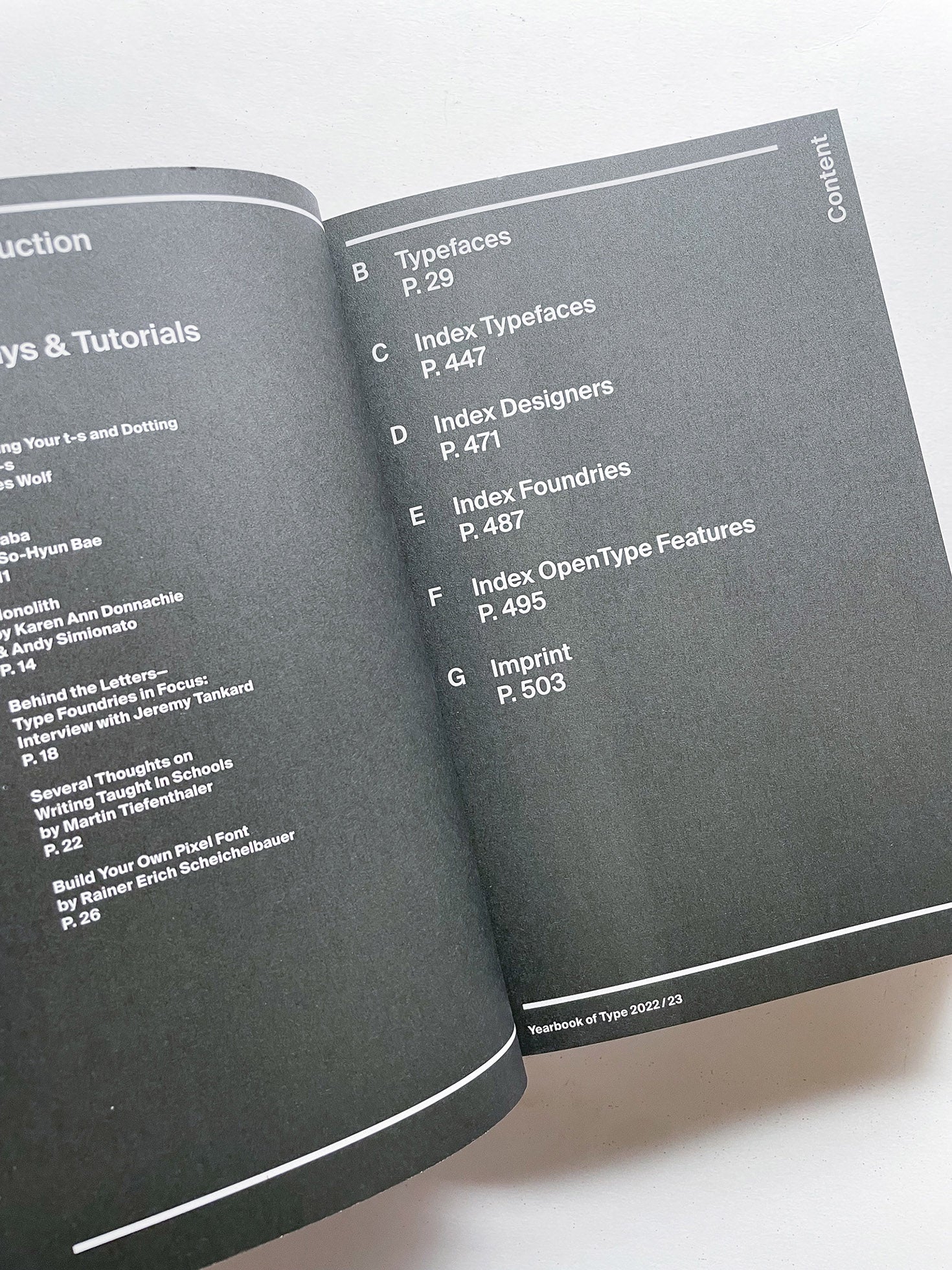 Yearbook of Type #6 2022/23 – Movie Edition