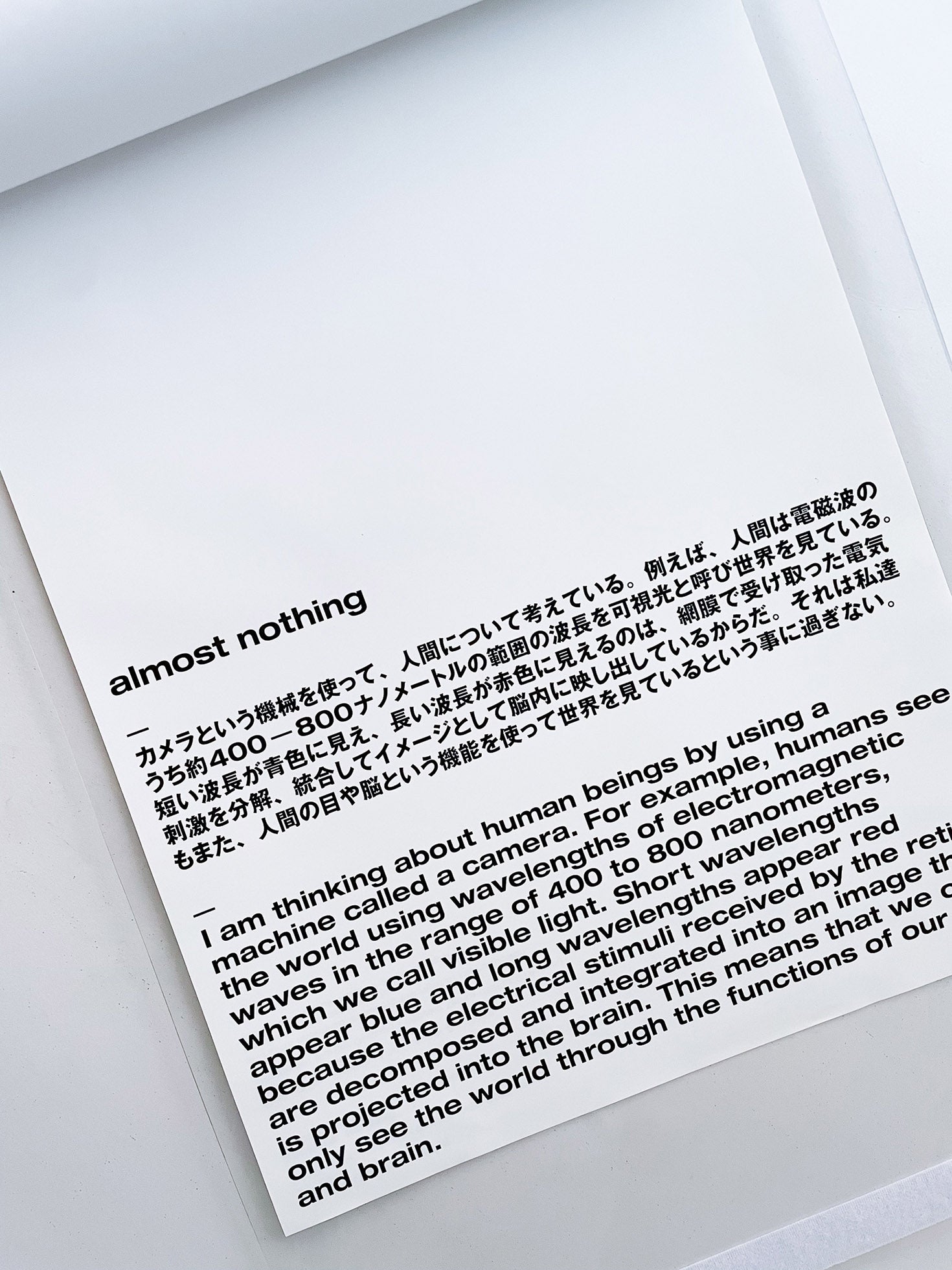 almost nothing / Naoyuki Hata [SIGNED]