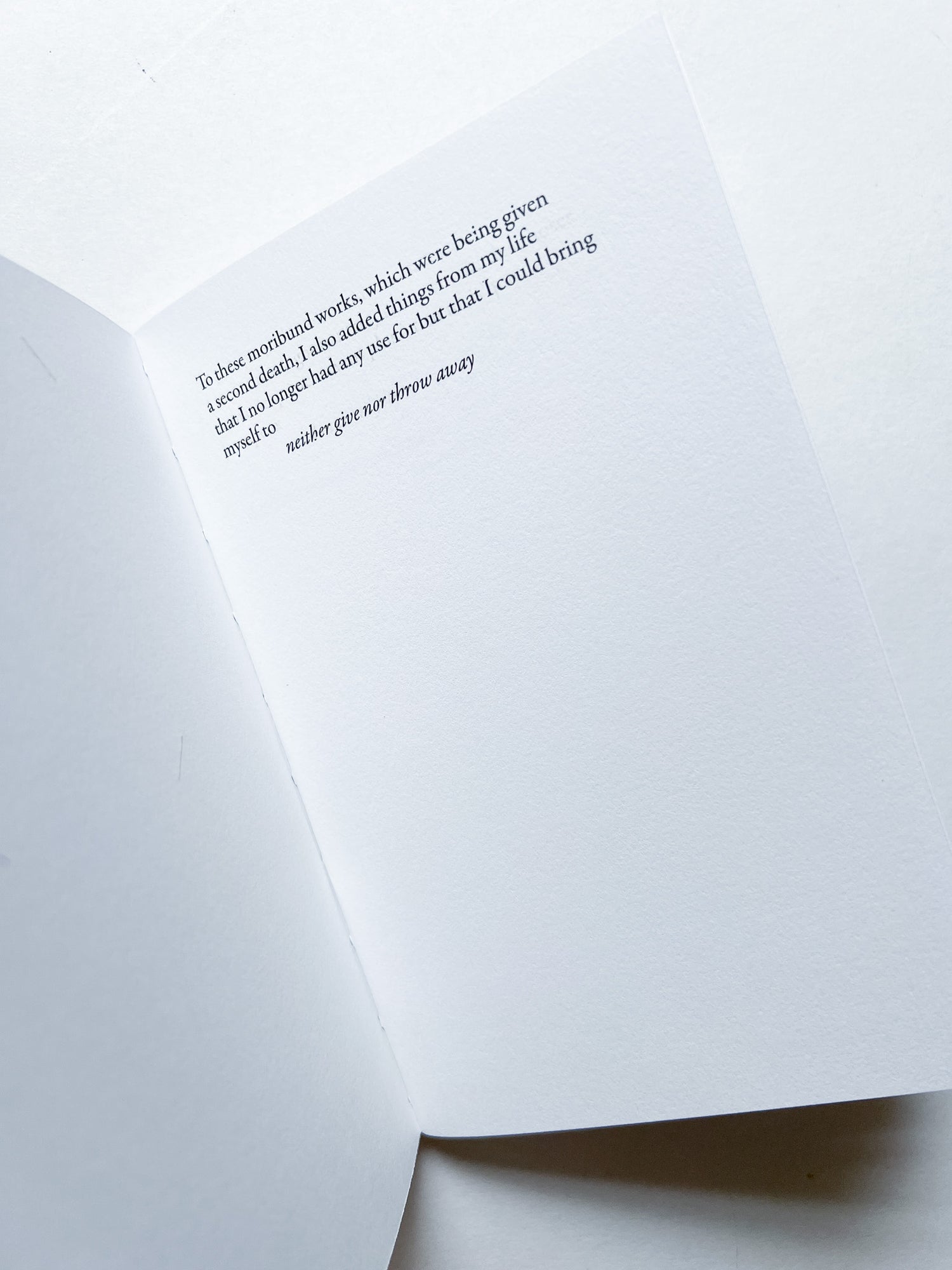 Neither Give nor Throw Away / Sophie Calle