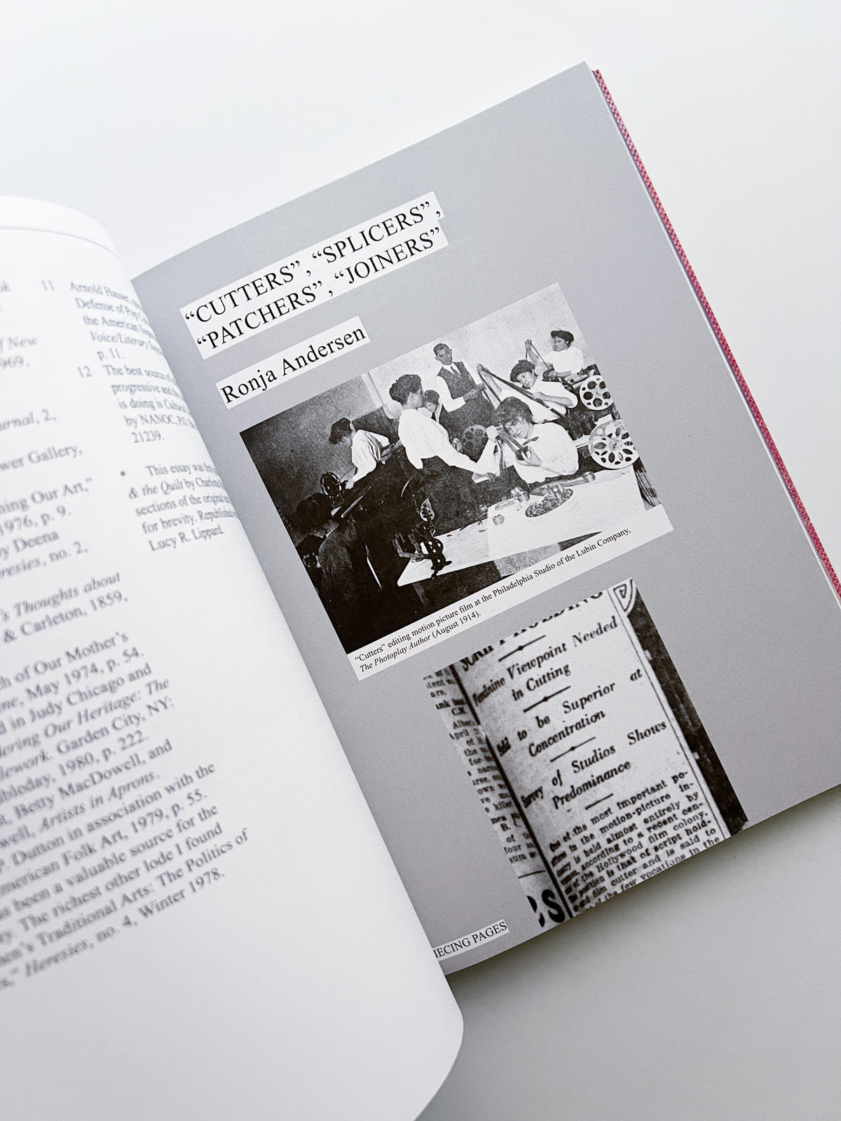 PIECING PAGES On working in fragments / Line Arngaard