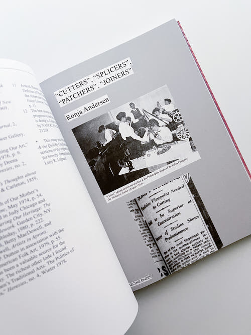 PIECING PAGES On working in fragments / Line Arngaard