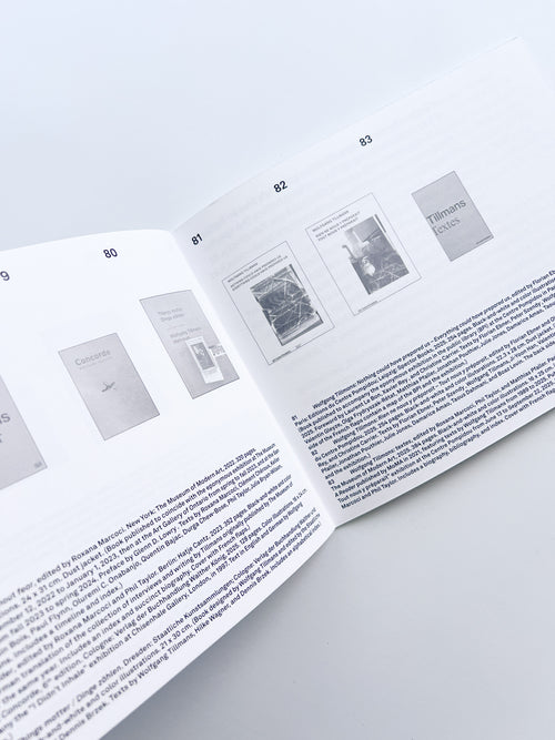 INVENTORY WOLFGANG TILLMANS BOOKS 1995–2025 / Wolfgang Tillmans