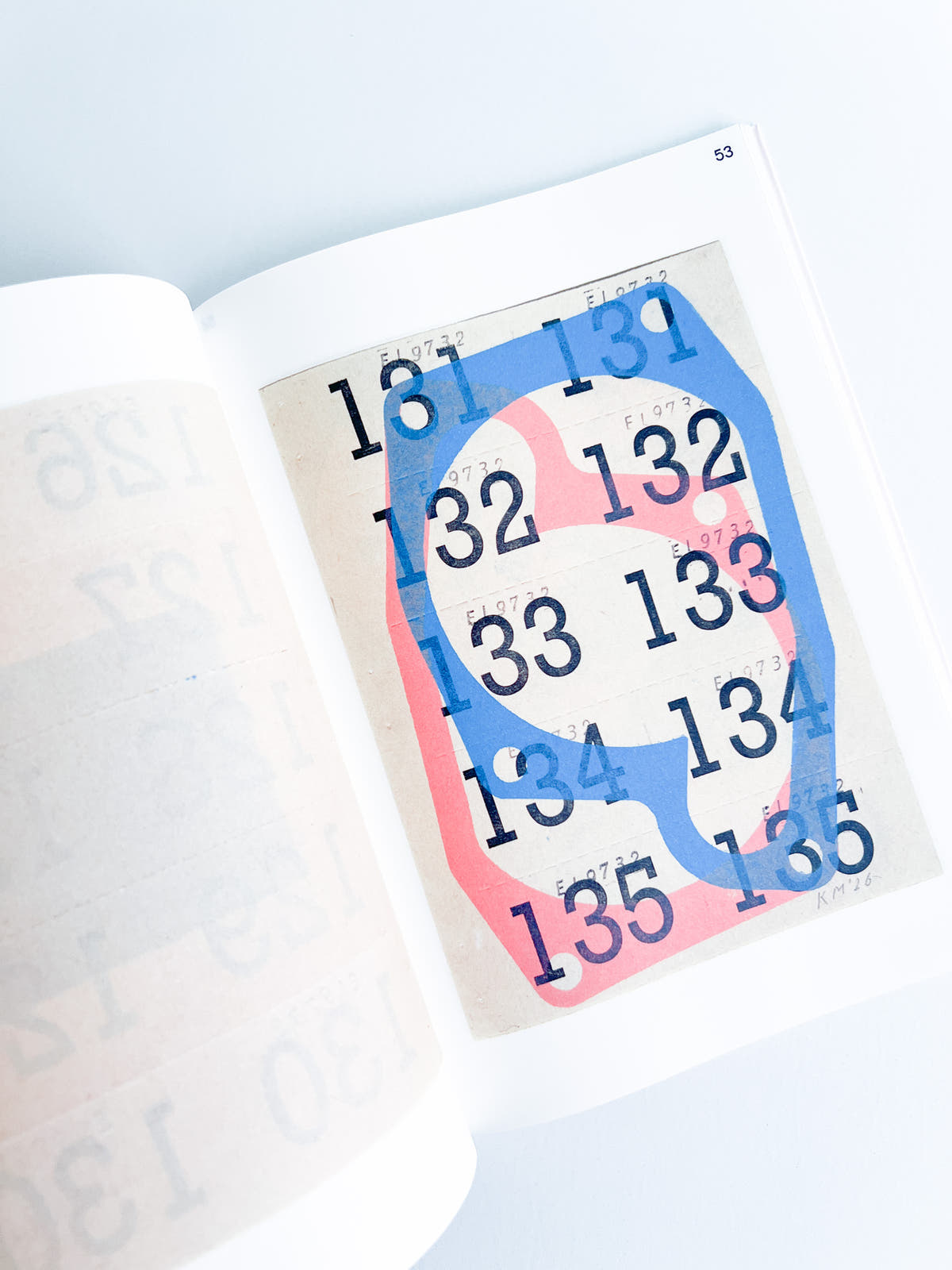 Cloakroom Tickets (1-250) / Karel Martens