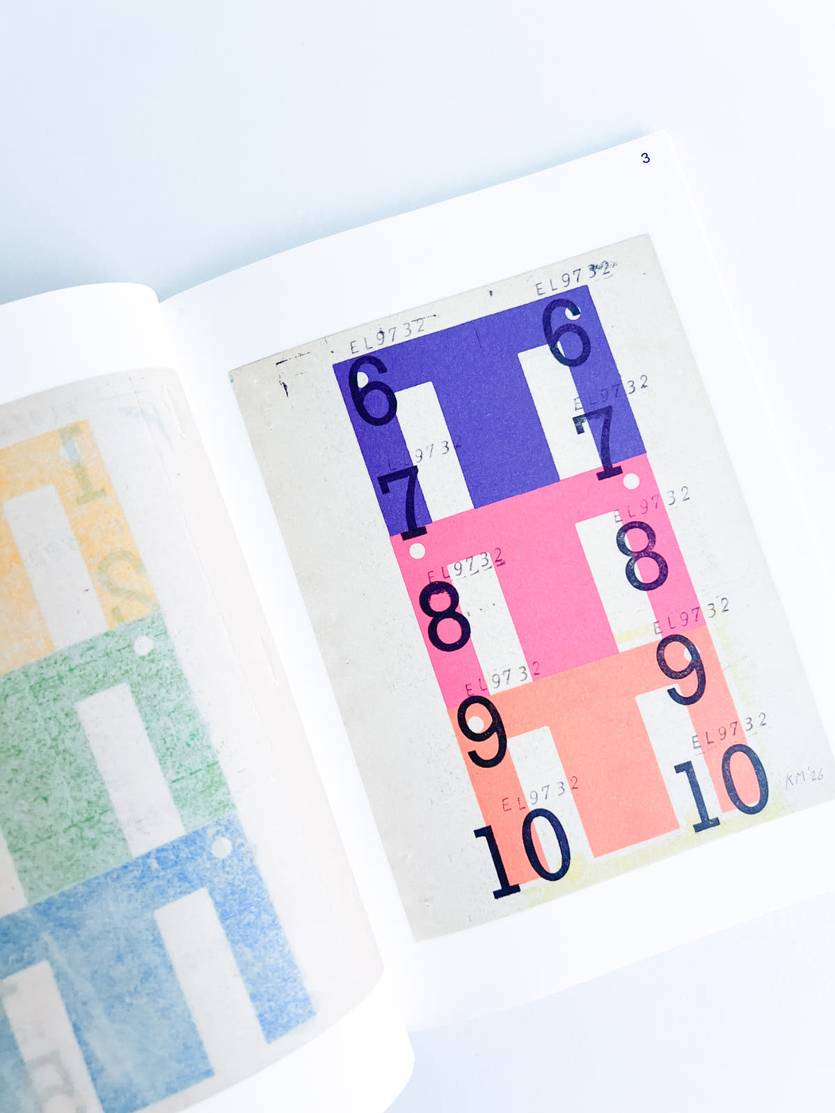 Cloakroom Tickets (1-250) / Karel Martens