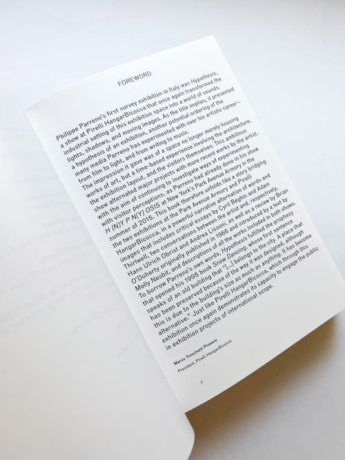 (H {N)Y P N(Y} OSIS  HYPOTHESIS / Philippe Parreno