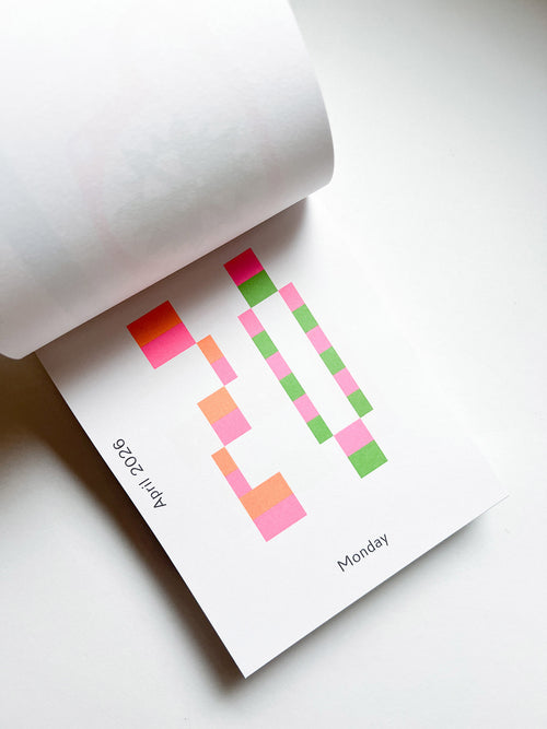 Calendar 2026 / Every day is a new day / Karel Martens