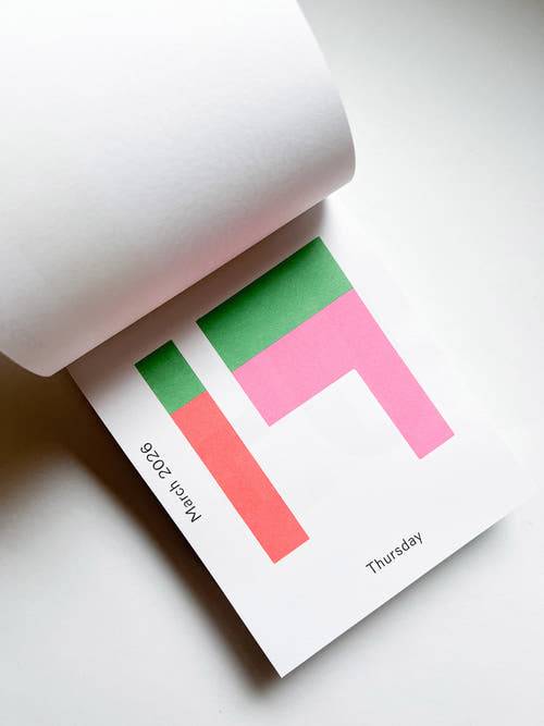 Calendar 2026 / Every day is a new day / Karel Martens