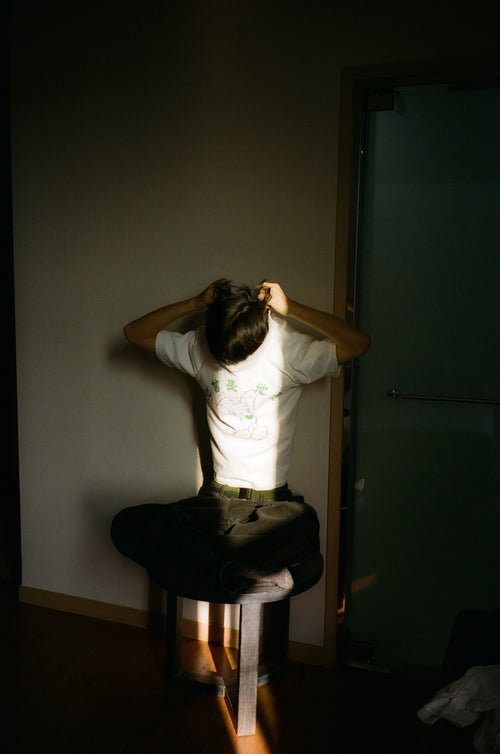 he was, he is T-shirt / Neo Nonoyama (Black)