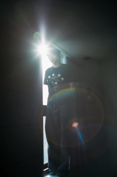 he was, he is T-shirt / Neo Nonoyama (Black)