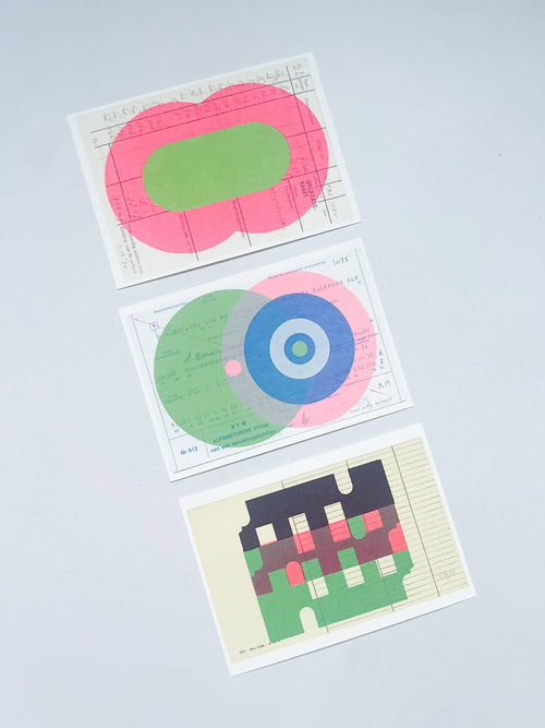 Karel Martens 12 Postcards Set