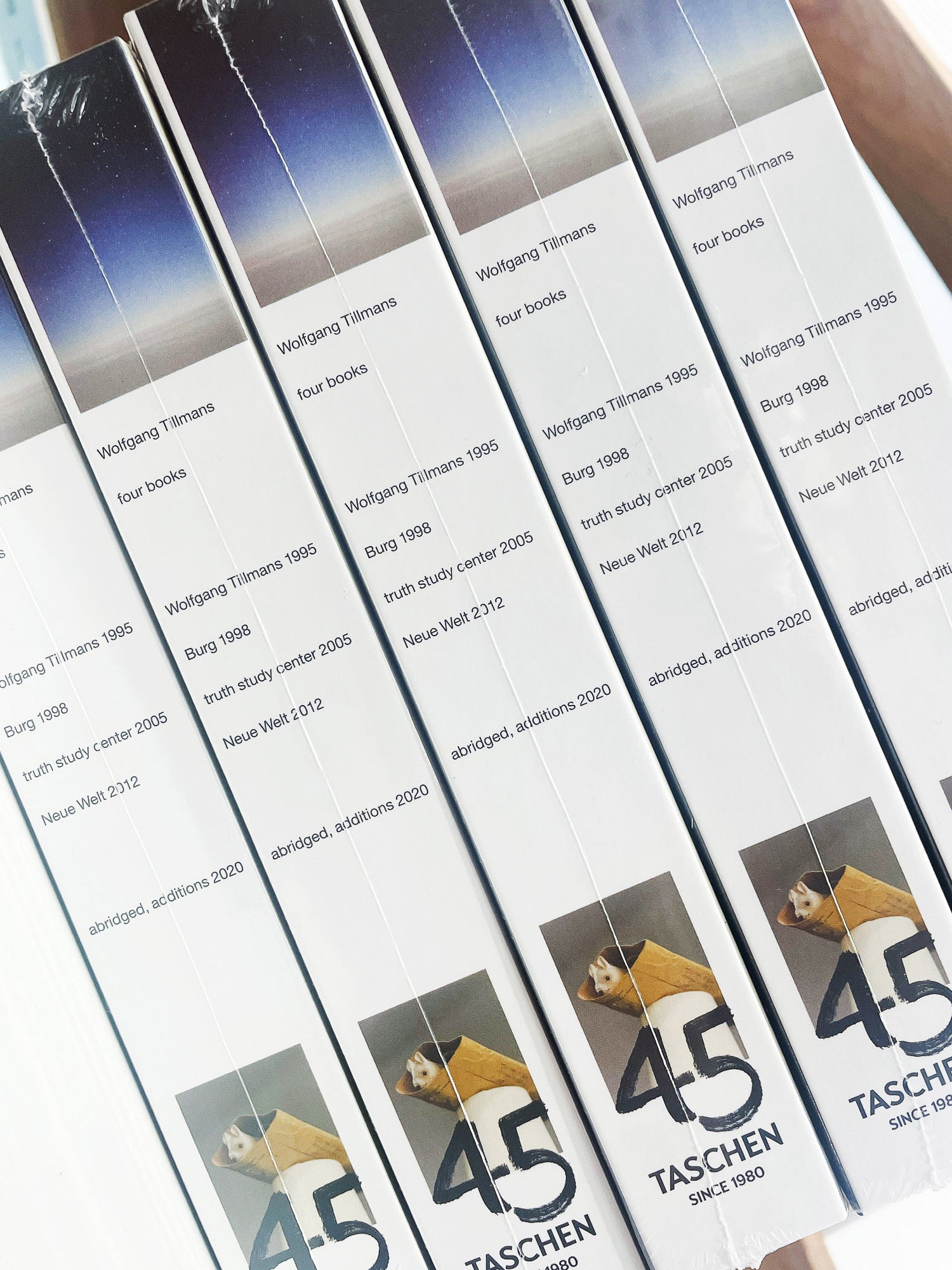 Wolfgang Tillmans. four books. 45th Ed.