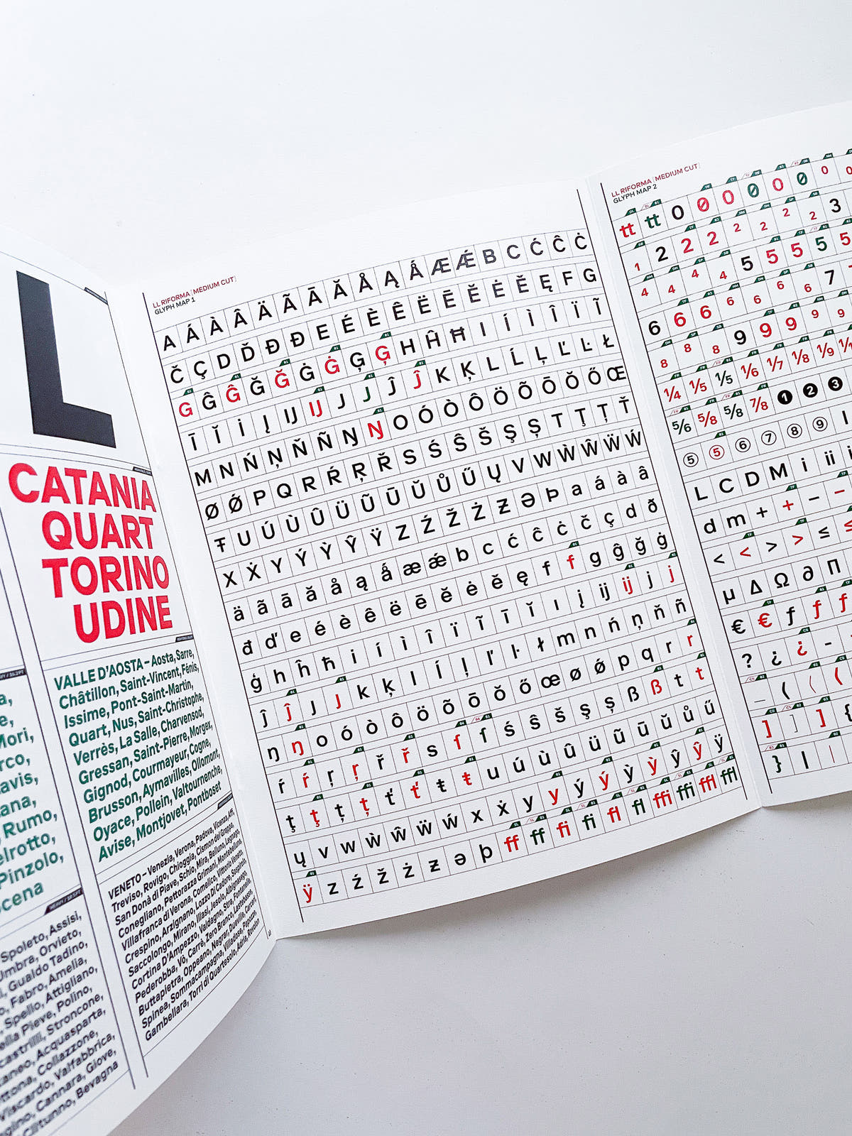 Riforma Type Specimen / Norm