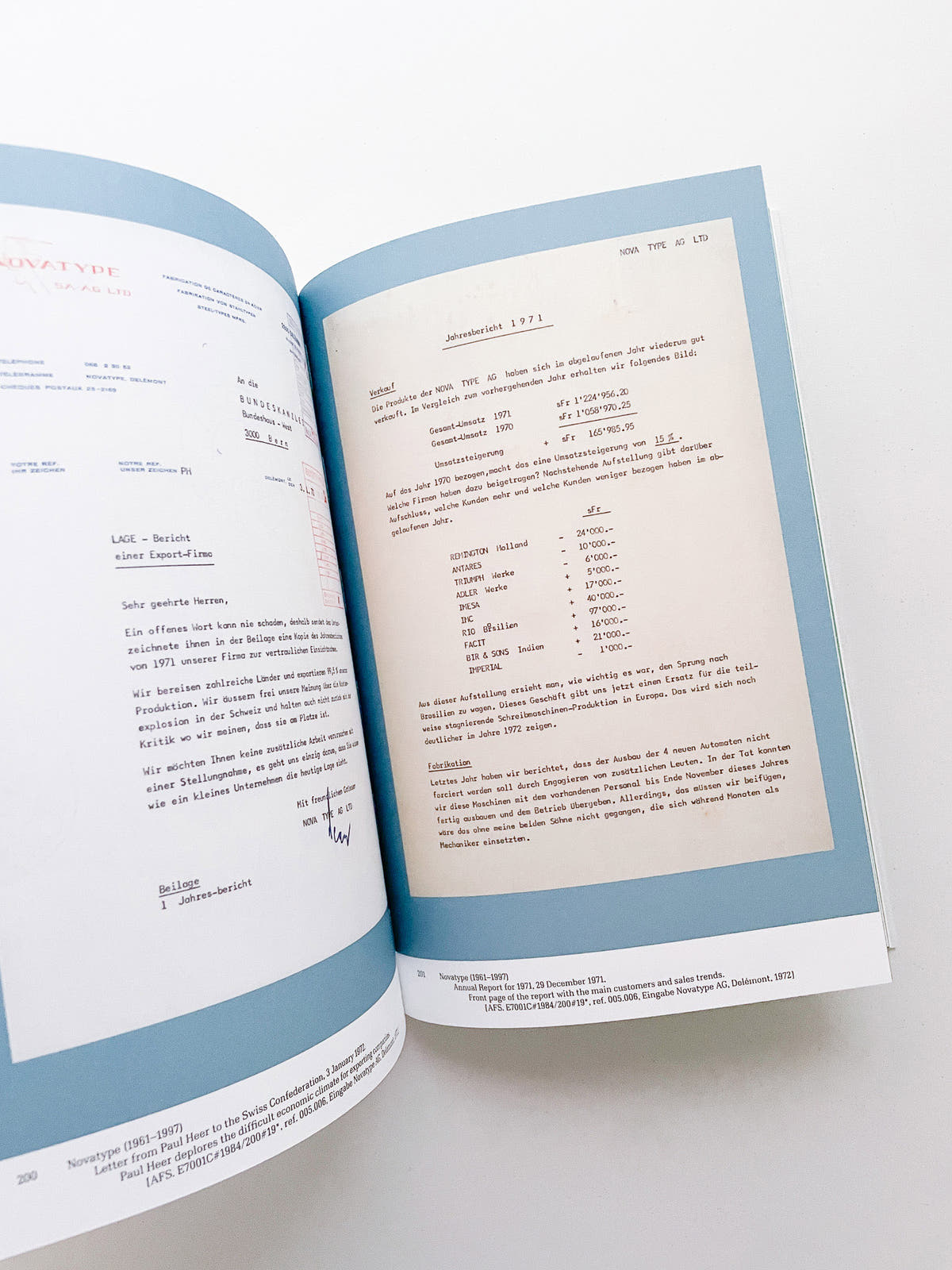 Impact Type Manufacturing Type for Typewriters in Switzerland, 1941–1997