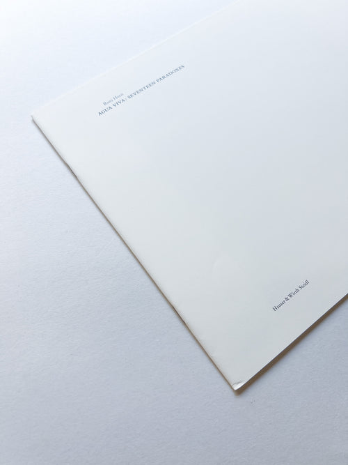 RINGS OF LISPECTOR (AGUA VIVA) / Roni Horn