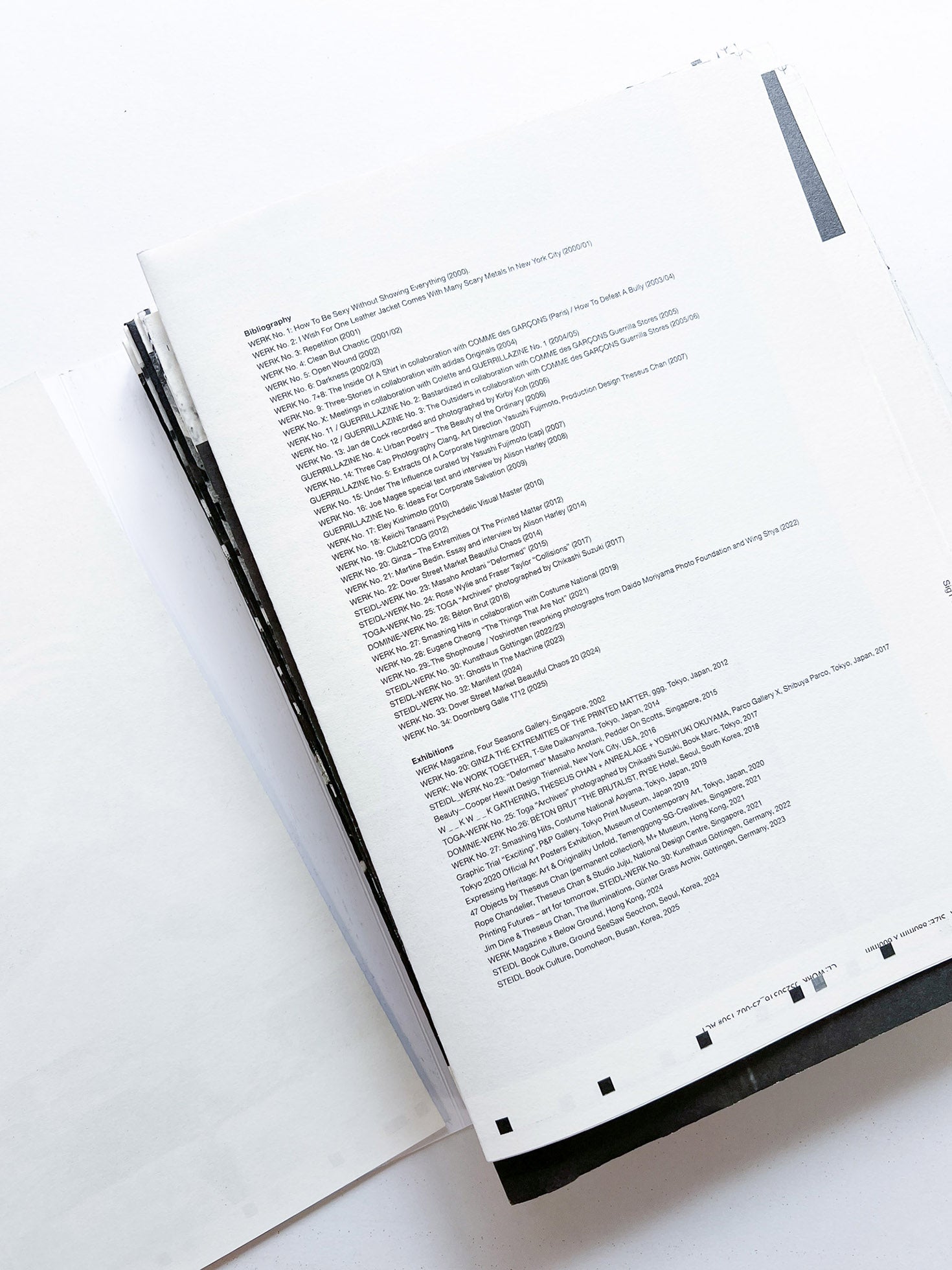 WERK No.35: UNFINISHED WORK [SIGNED]