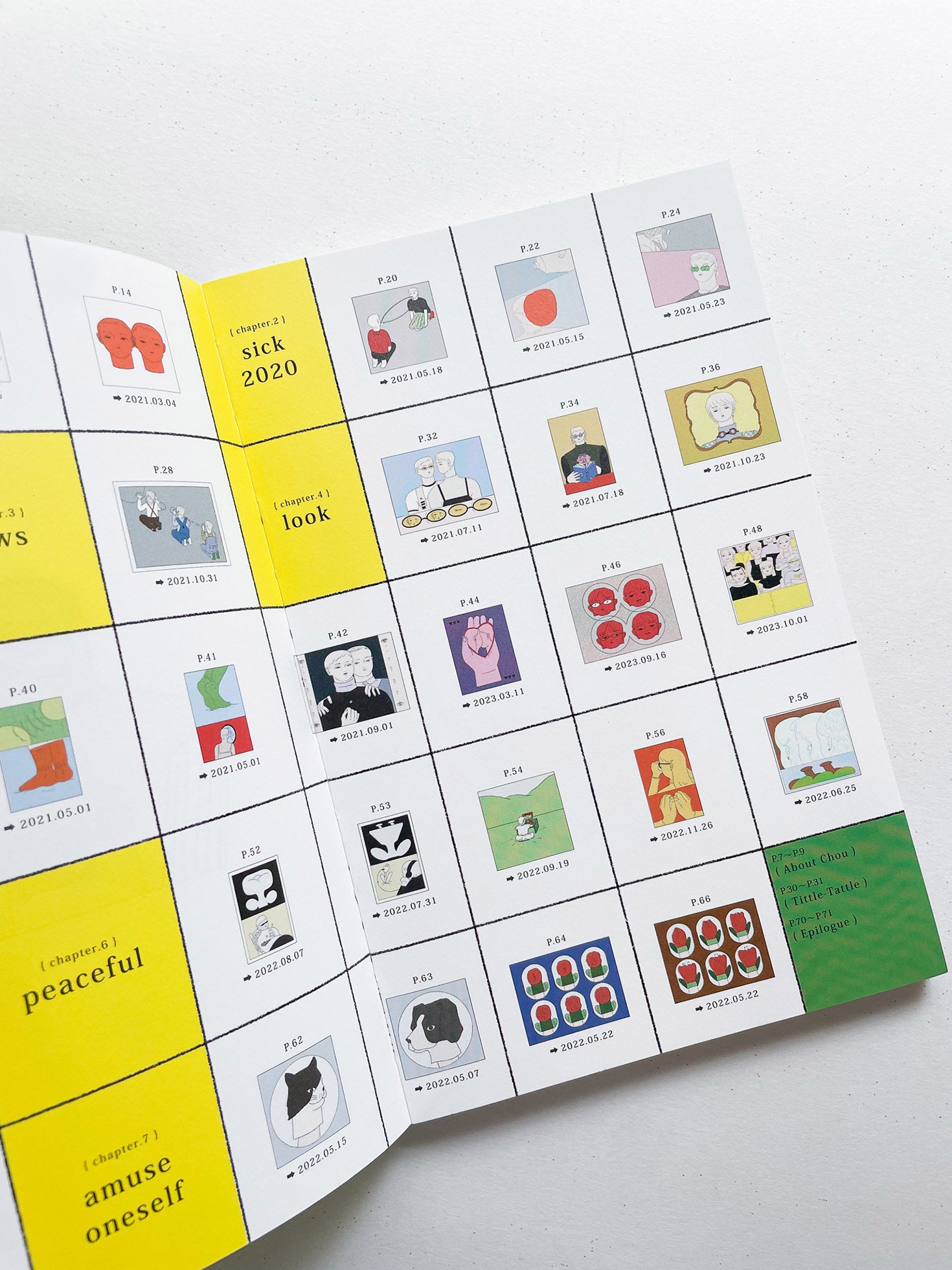 work on/for weekend; weekend on/for work / Chou Chia Yu