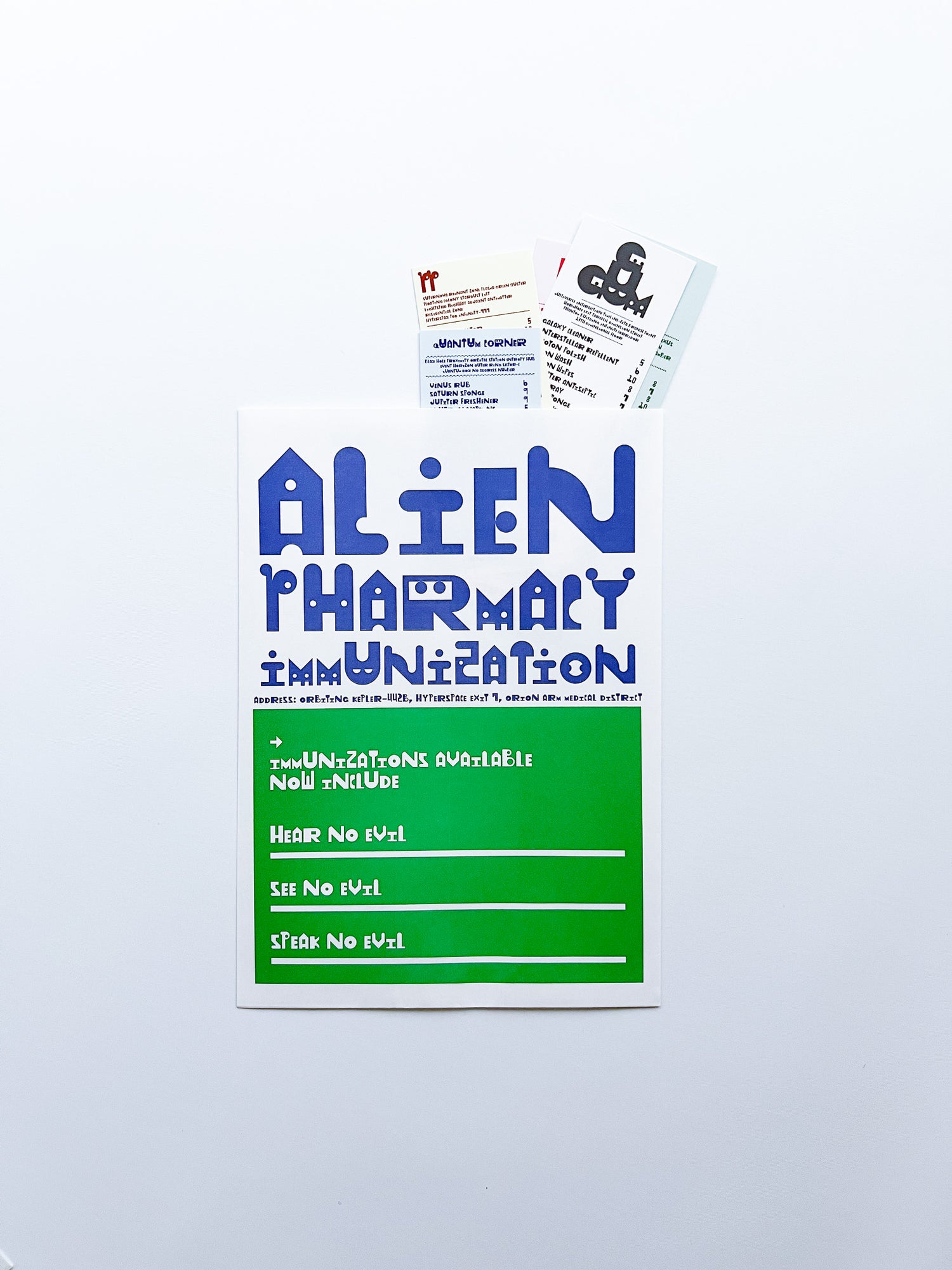 ALIEN SPEECH / TYPE SPECIMEN / Zin Nagao