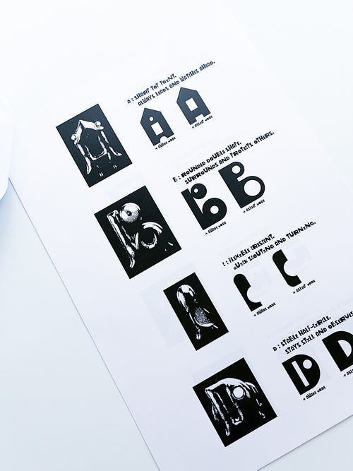 ALIEN SPEECH / TYPE SPECIMEN / Zin Nagao