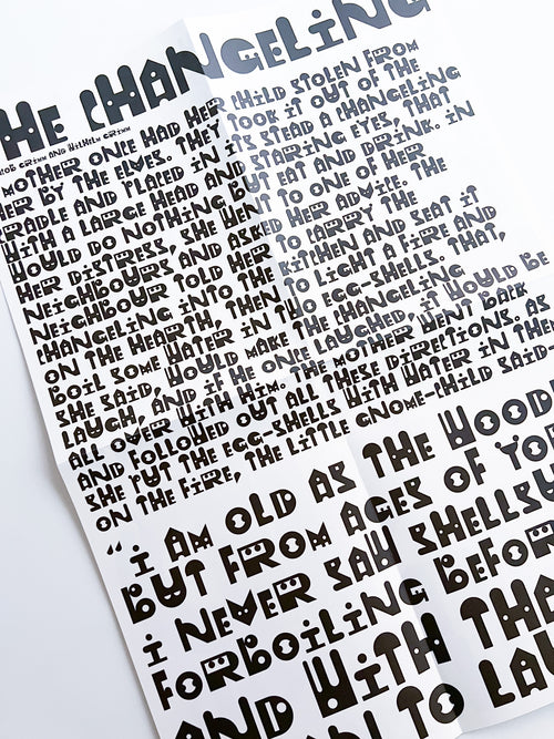 ALIEN SPEECH / TYPE SPECIMEN / Zin Nagao