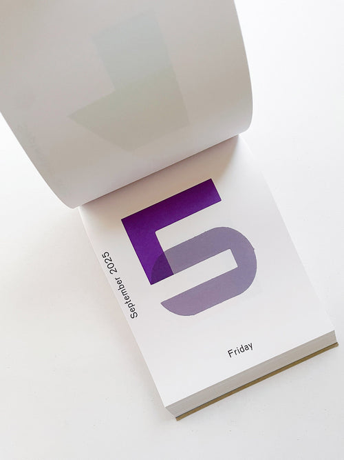 Calendar 2025 / Every day is a new day / Karel Martens