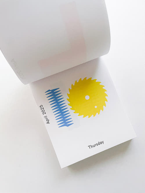 Calendar 2025 / Every day is a new day / Karel Martens