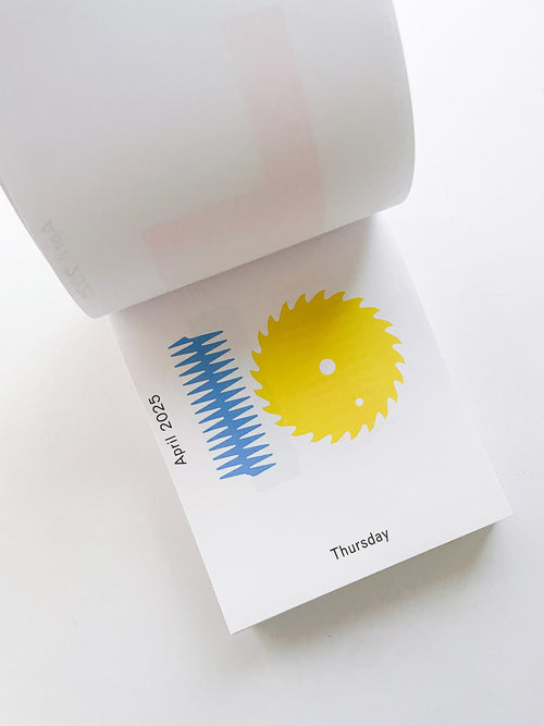 Calendar 2025 / Every day is a new day / Karel Martens