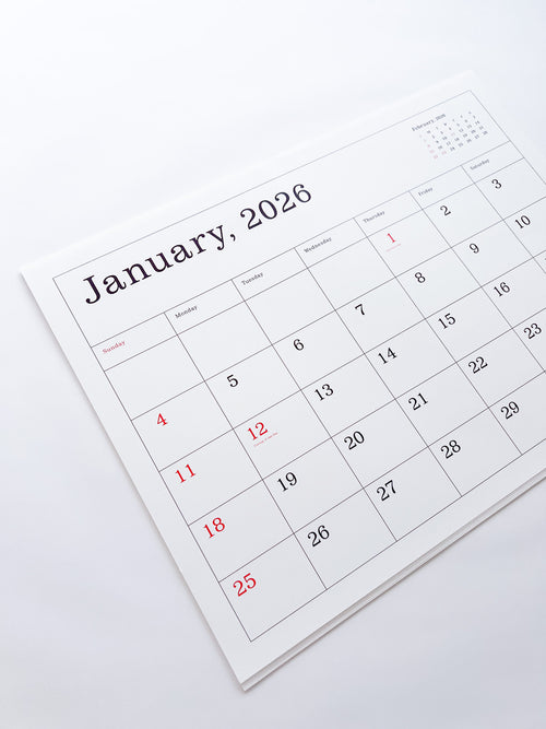 KASAI Kaoru Calendar 2026