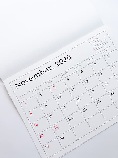 KASAI Kaoru Calendar 2026
