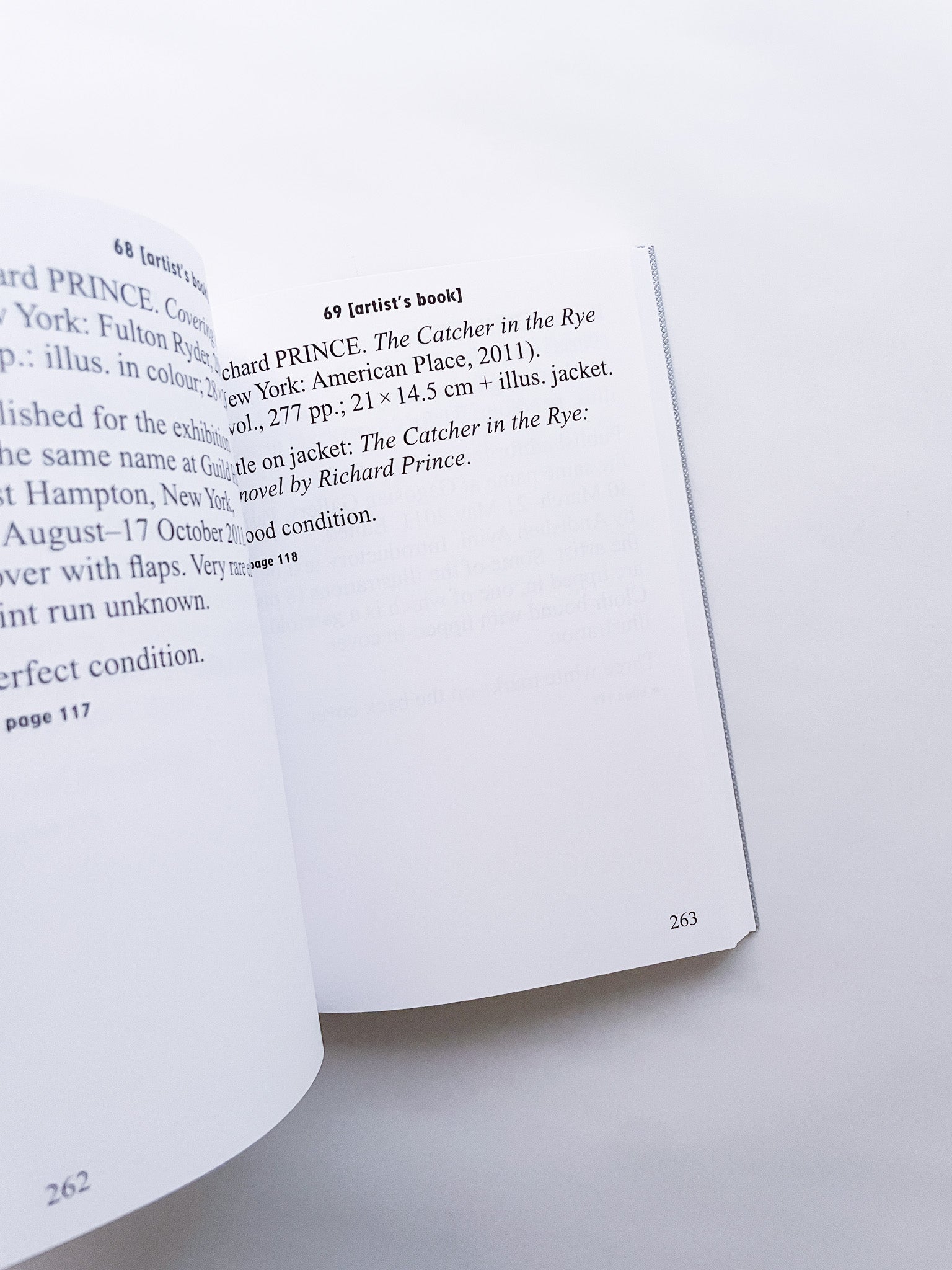 BIBLIOTHÈQUE D'UN AMATEUR. RICHARD PRINCE'S PUBLICATIONS 1980–2020