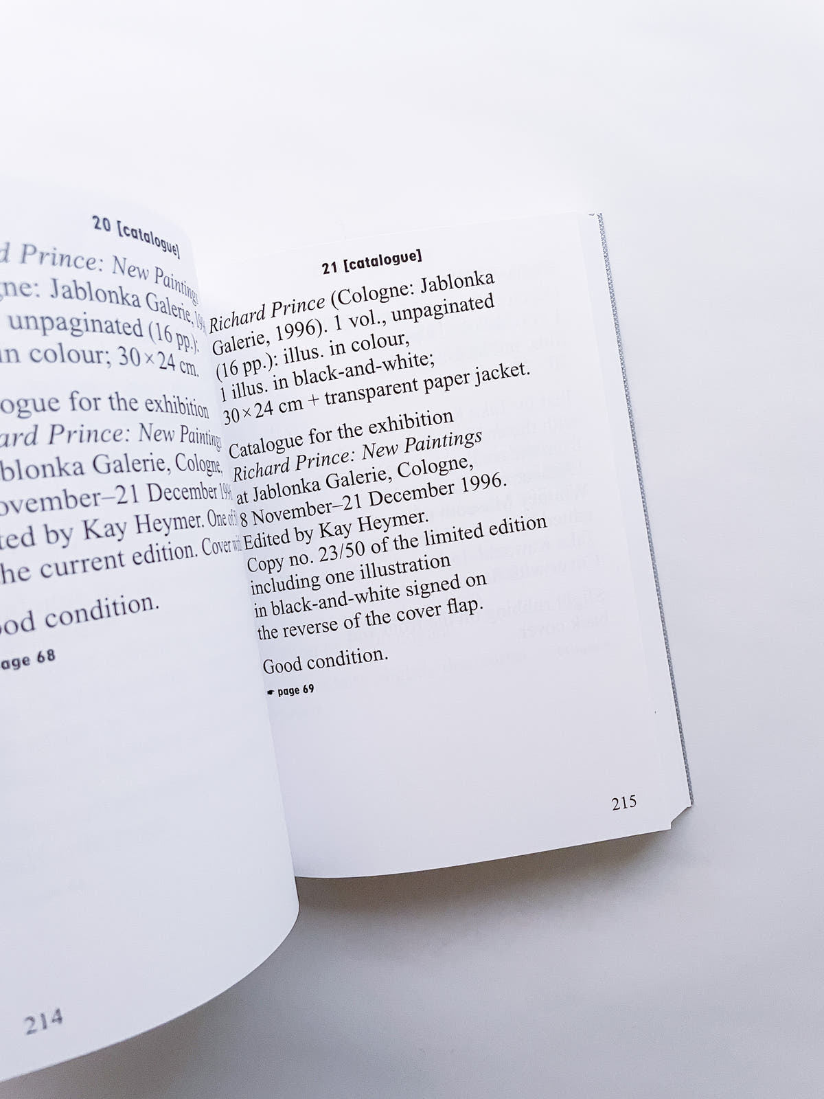 BIBLIOTHÈQUE D’UN AMATEUR. RICHARD PRINCE’S PUBLICATIONS 1980–2020 / Richard Prince