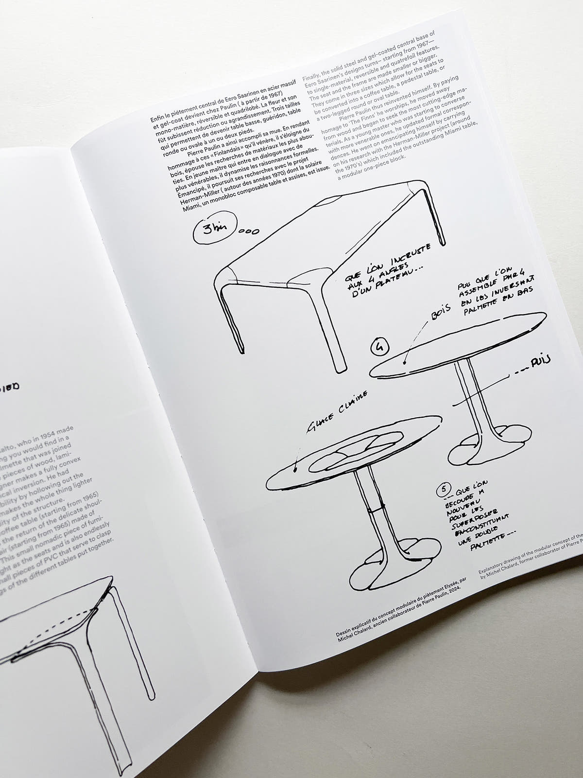LES TABLES DE MAÏA ET PIERRE PAULIN