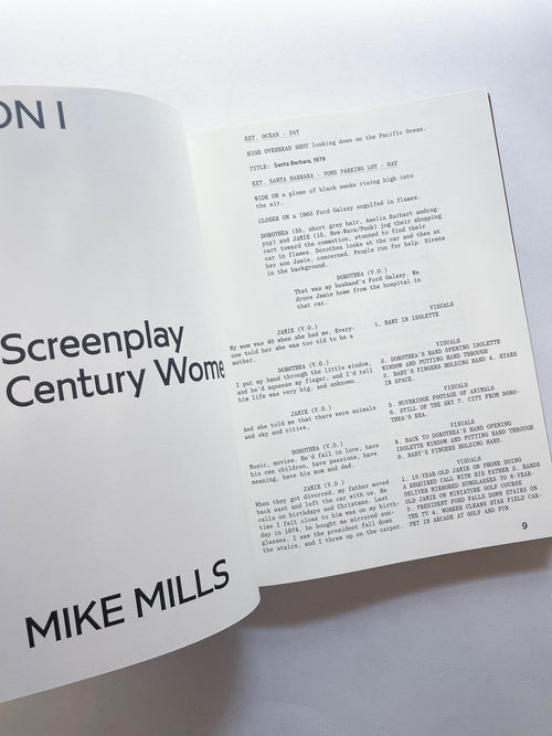 20TH CENTURY WOMEN SCREENPLAY BOOK / Mike Mills
